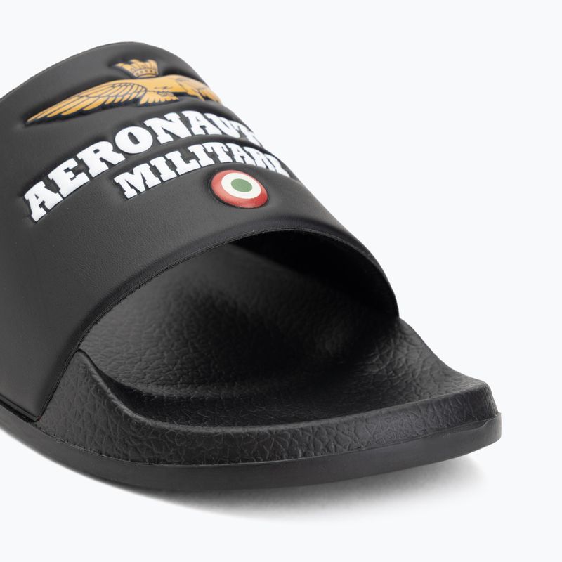 Pánské pantofle Aeronautica Militare SC0242UCT03337 jet black 7