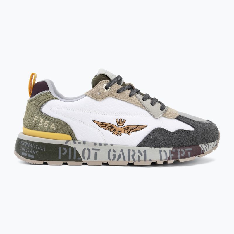Pánské boty Aeronautica Militare SC0276UCT03546 off white/green/brown/grey 2