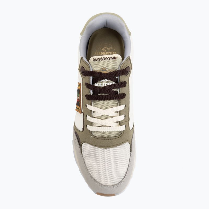 Pánské boty Aeronautica Militare SC0292UCT03331 off white/green/brown/grey 5