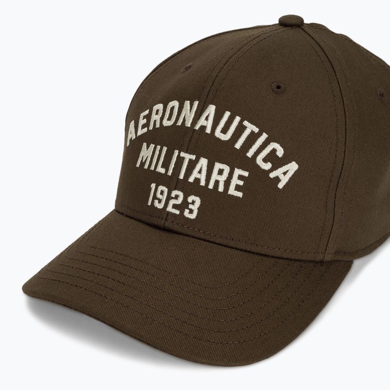 Pánská kšiltovka Aeronautica Militare HA1104UCT02 chestnut brown 3