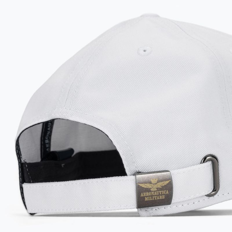 Pánská kšiltovka Aeronautica Militare HA1104UCT02 off white 4