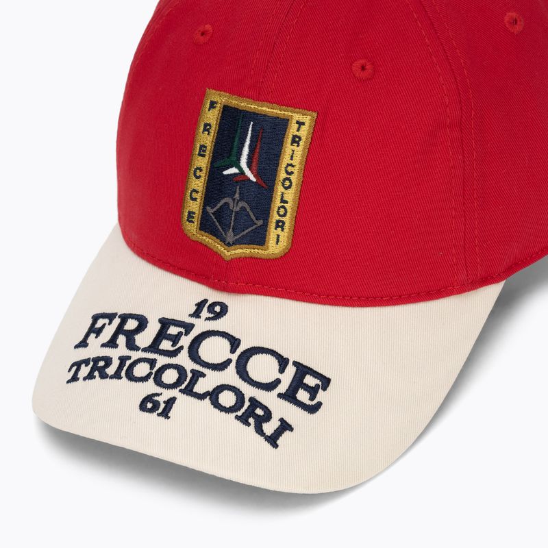 Pánská kšiltovka Aeronautica Militare HA1246UCT02 tango red/cream white 3