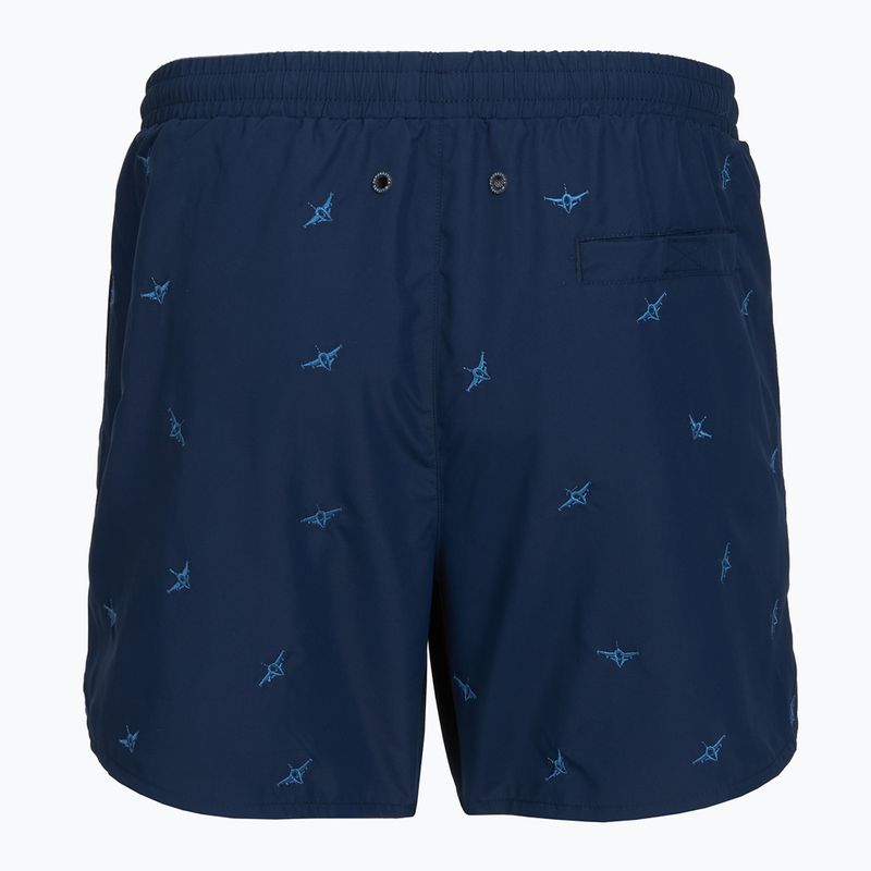 Pánské plavkové šortky Aeronautica Militare BW0232UCT04317 navy blue 2