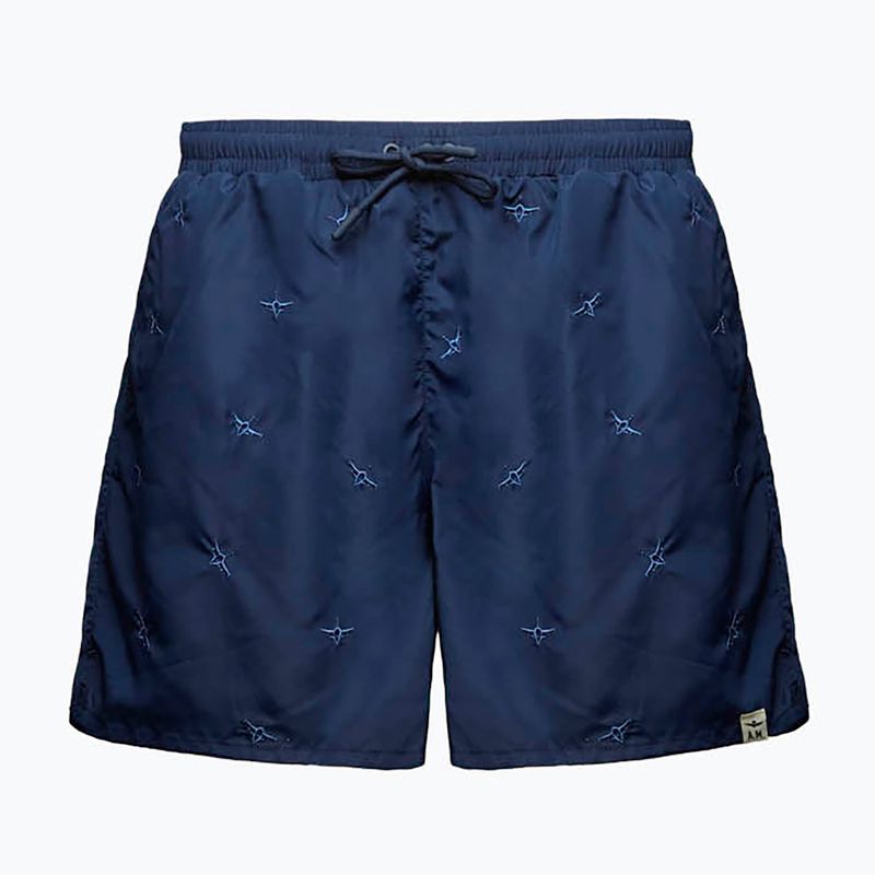Pánské plavkové šortky Aeronautica Militare BW0232UCT04317 navy blue 5