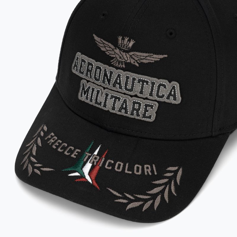 Pánská kšiltovka Aeronautica Militare HA1104UCT02 jet black 3