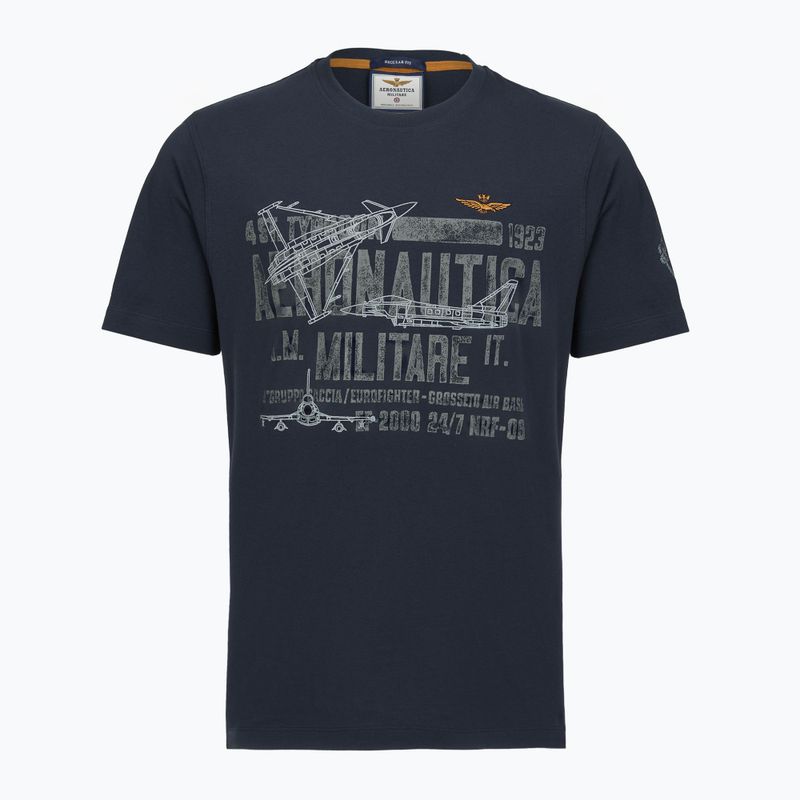 Pánské tričko Aeronautica Militare TS2535UJ00641 navy blue