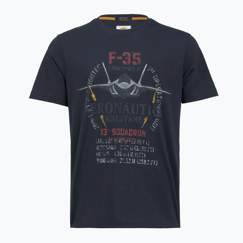 Pánské tričko Aeronautica Militare TS2536UJ00641 navy blue