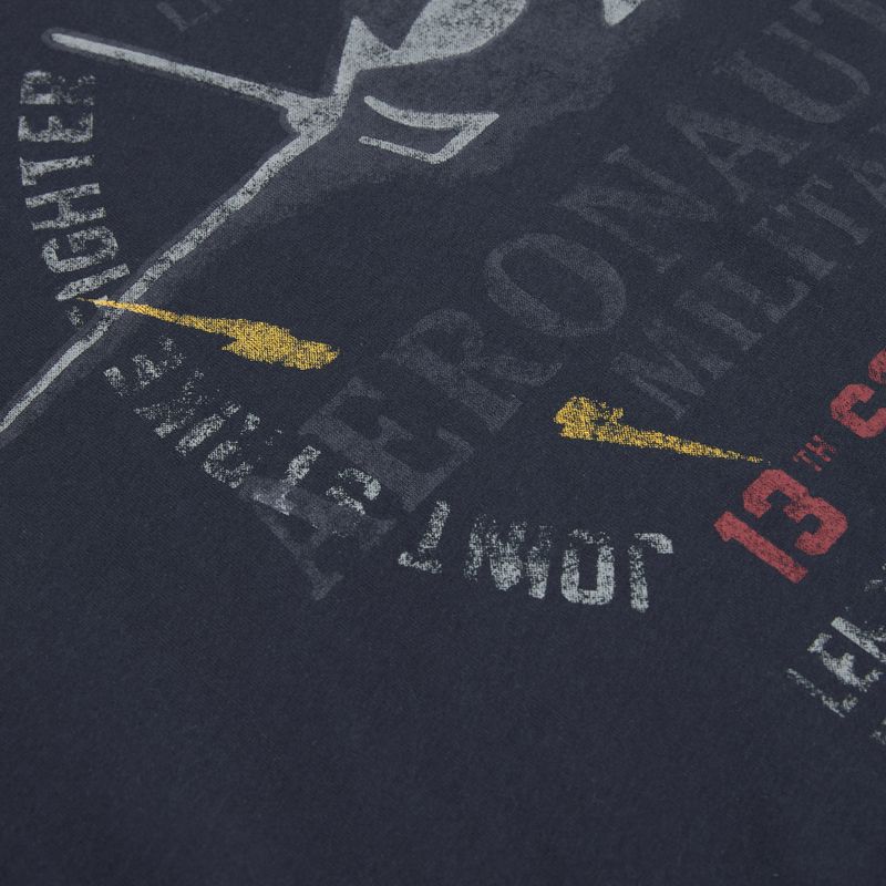 Pánské tričko Aeronautica Militare TS2536UJ00641 navy blue 3