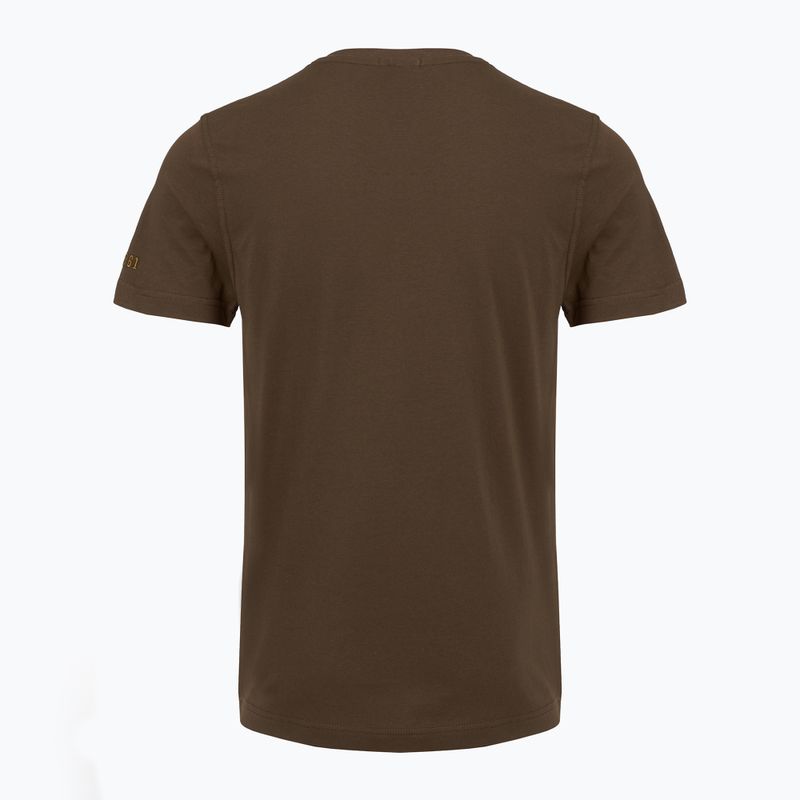 Pánské tričko Aeronautica Militare TS2535UJ00641 chestnut brown 2