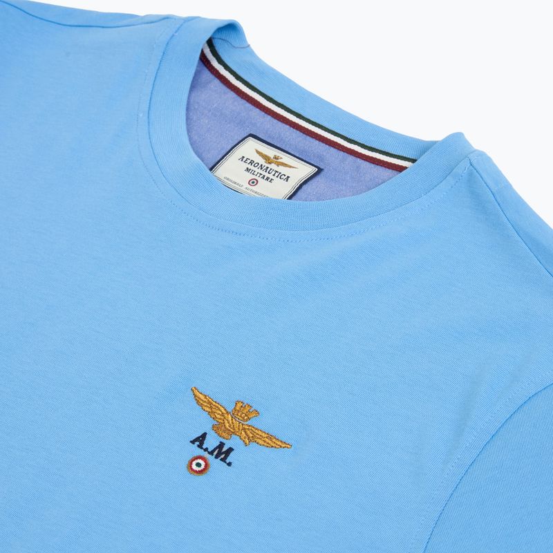 Pánské tričko Aeronautica Militare TS1580UJ00372 silver lake blue 3