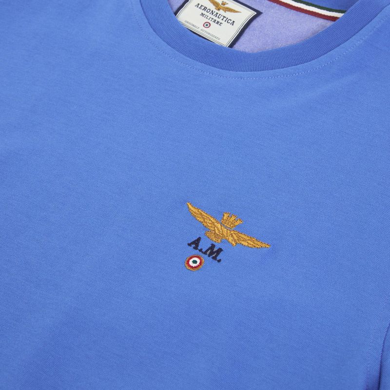 Pánské tričko Aeronautica Militare TS1580UJ00372 sonic blue 3