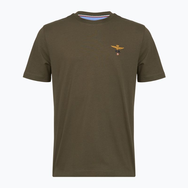 Pánské tričko Aeronautica Militare TS1580UJ00372 dark green