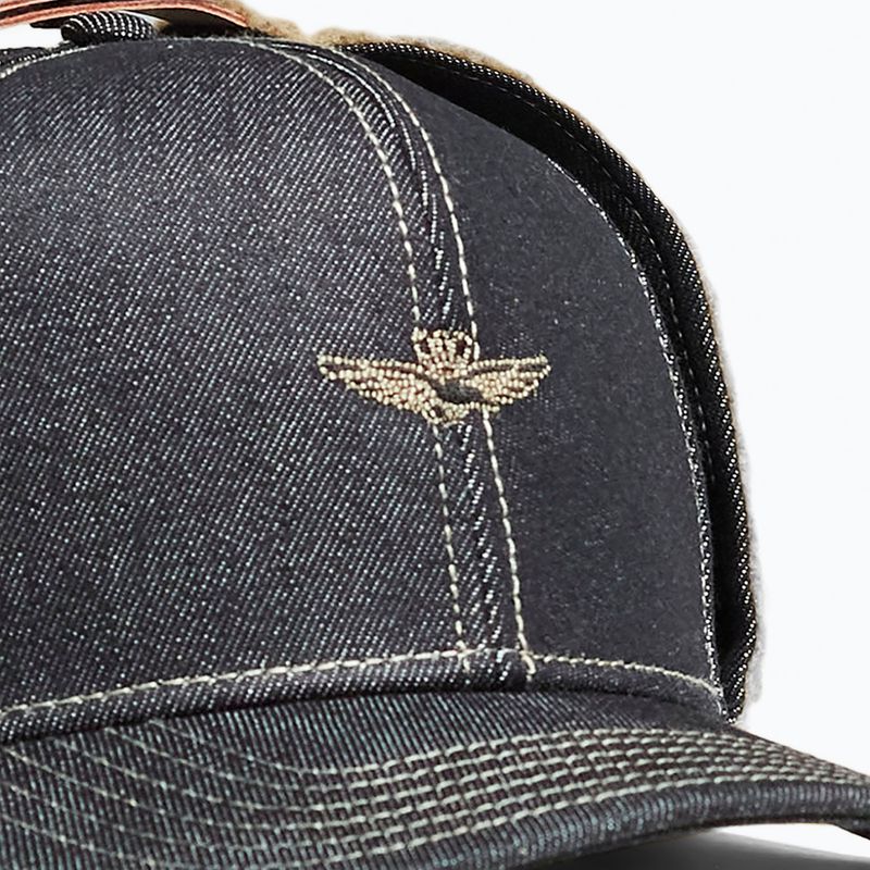Pánská kšiltovka Czapka Aeronautica Militare 262HA1260DCT04366 denim nero 3