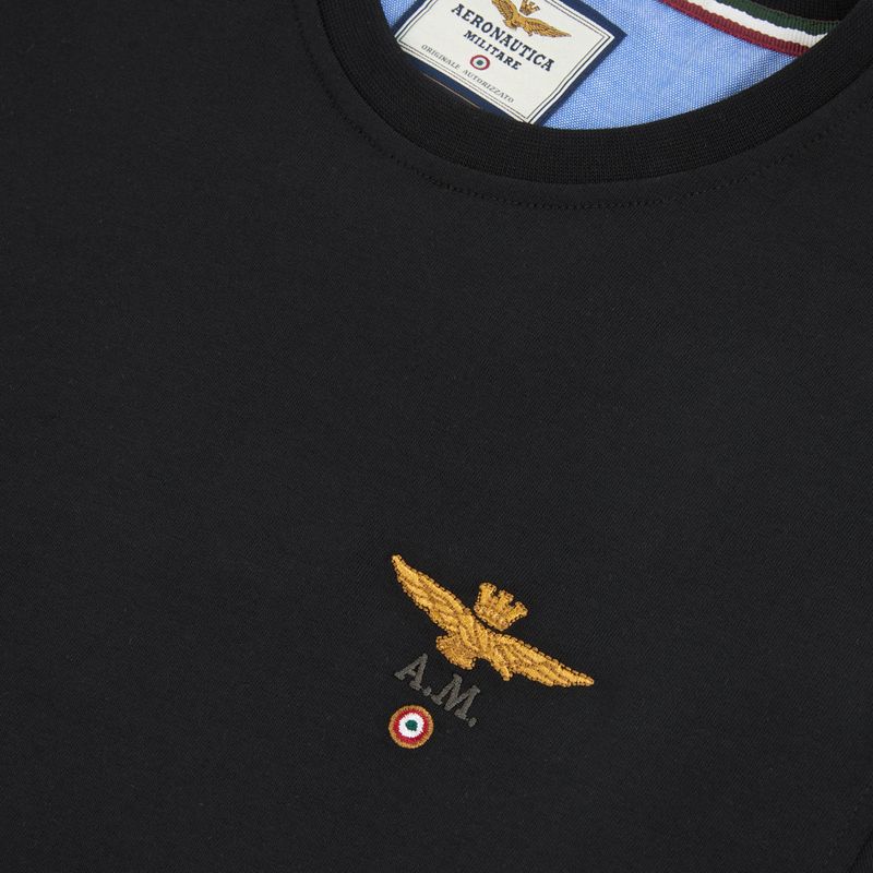 Pánské tričko na lezení Aeronautica Militare 262TS1580UJ00372 jet black 3