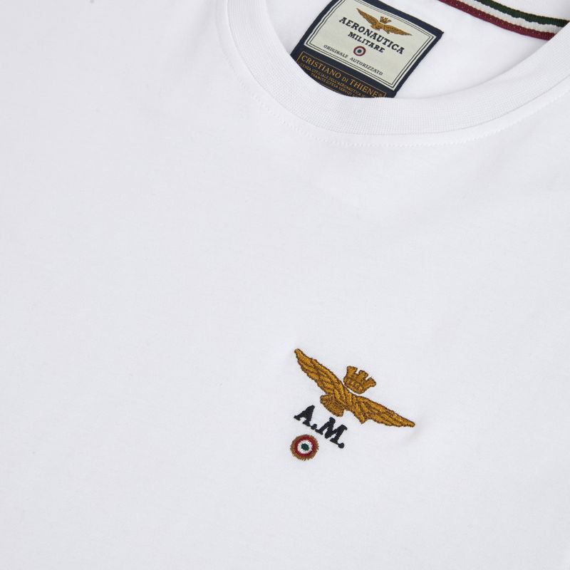 Pánské tričko na lezení Aeronautica Militare 262TS1580UJ00372 off white 3