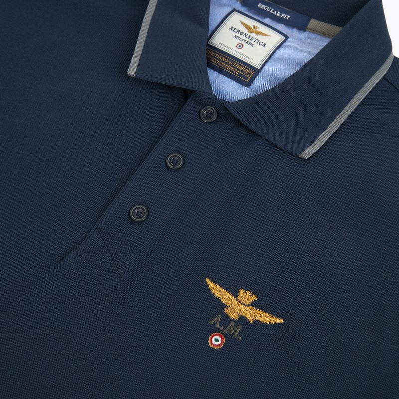 Pánské polo tričko Aeronautica Militare 262PO1308UP00082 Polo blu navy 3