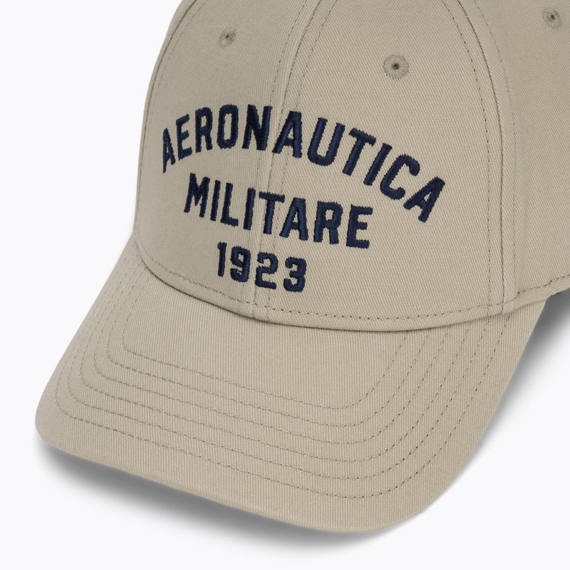 Pánská kšiltovka Aeronautica Militare HA1104UCT02 taupe beige 3