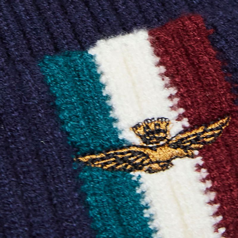 Pánská zimní čepice Czapka Aeronautica Militare 262CU0094UL00555 blu navy 3
