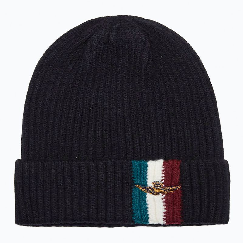 Pánská zimní čepice Czapka Aeronautica Militare 262CU0094UL00555 jet black