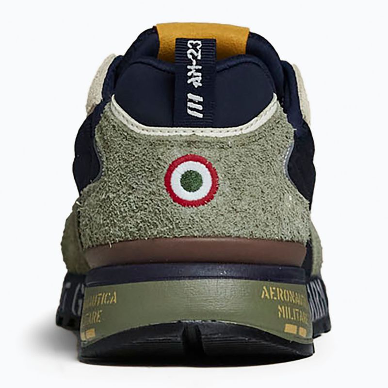 Pánské boty Buty Aeronautica Militare 262SC0276UCT03546 Furry verde/blu 2