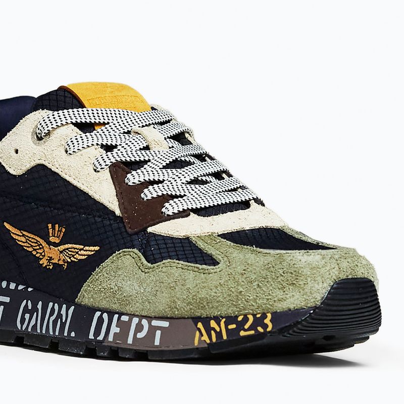 Pánské boty Buty Aeronautica Militare 262SC0276UCT03546 Furry verde/blu 4