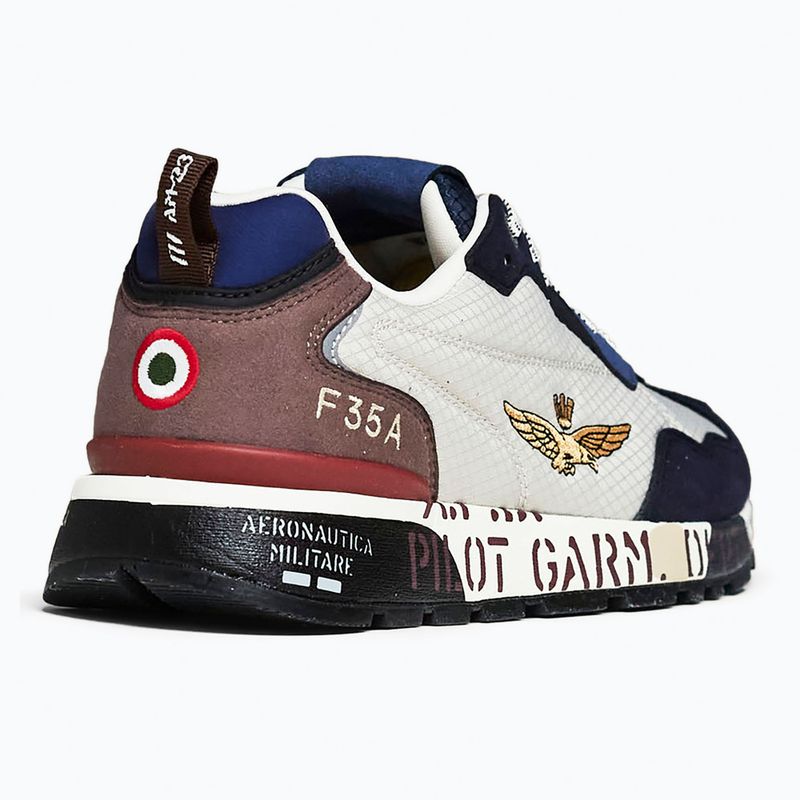 Pánské boty Buty Aeronautica Militare 262SC0276UCT04327 bianco/blu 2