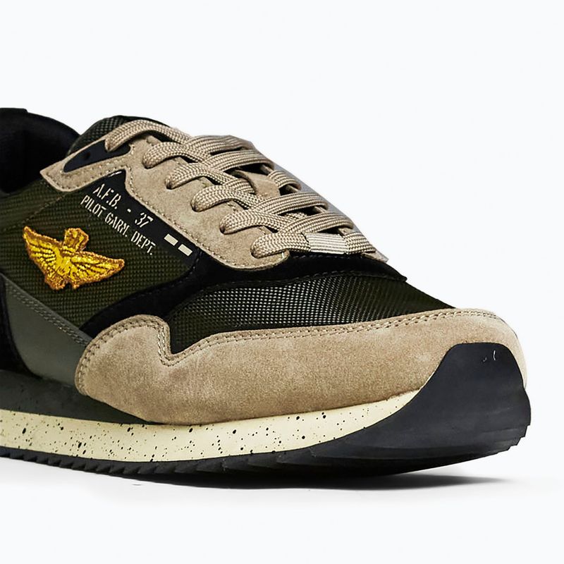 Pánské boty Buty Aeronautica Militare 262SC0288UCT03545 multicolor verde/taupe/nero 4