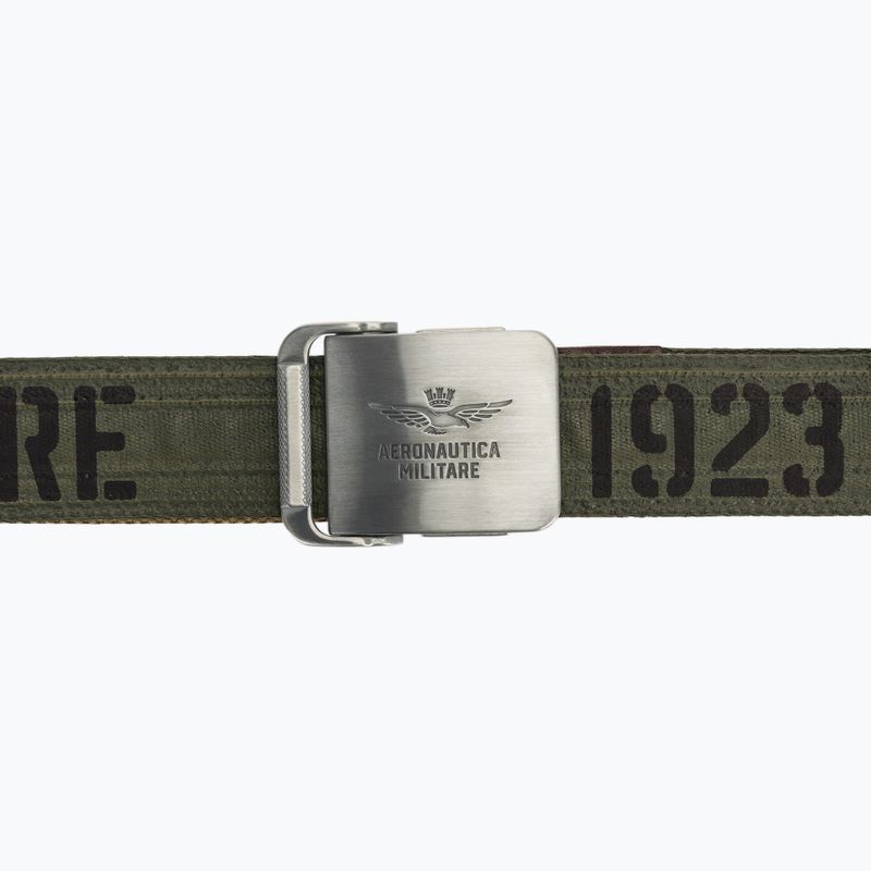 Pánský opasek do kalhot Pasek Aeronautica Militare 262CI0325UCT03585 tea leaf 2
