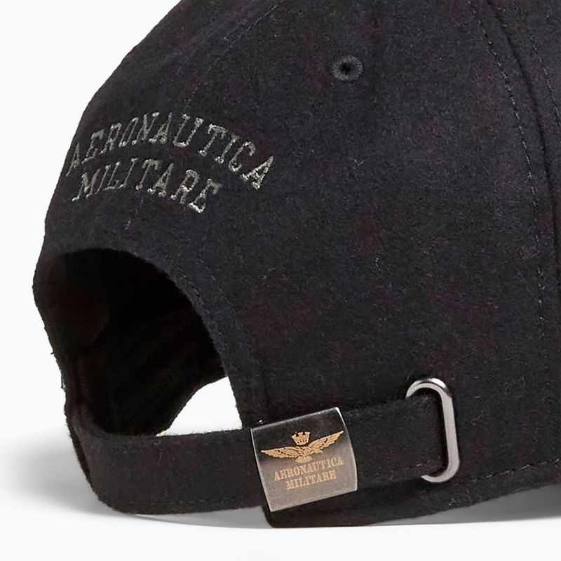 Pánská kšiltovka Czapka Aeronautica Militare 262HA1085UCT02333 jet black 4