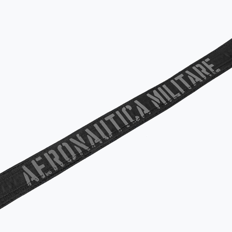Pánský opasek do kalhot Pasek Aeronautica Militare 262CI0325UCT03585 jet black 3
