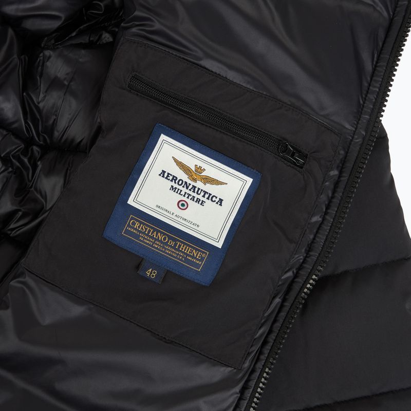 Pánská zimní bunda Kurtka Aeronautica Militare 262AB3074UCT04358 jet black 5