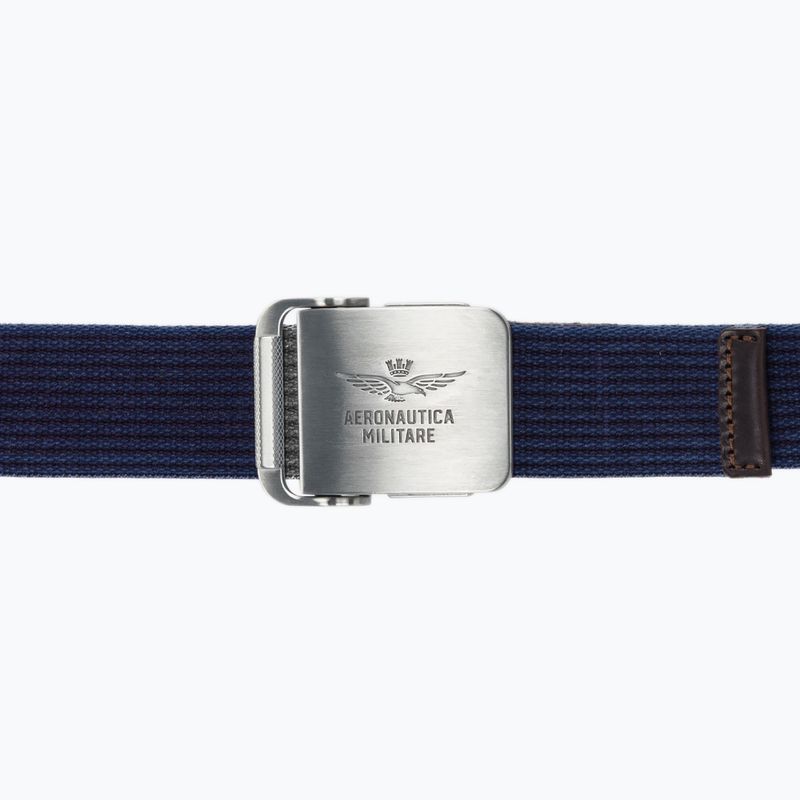 Pánský opasek do kalhot Pasek Aeronautica Militare 262CI0319UCT04306 blu navy 2