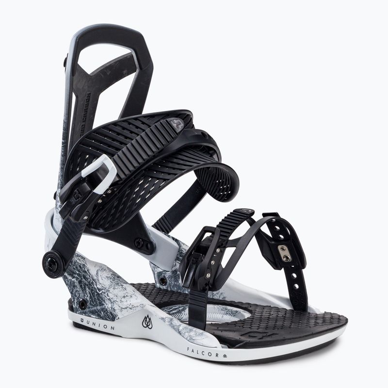 UNION Falcor pánské snowboardové vázání černobílé 2220125