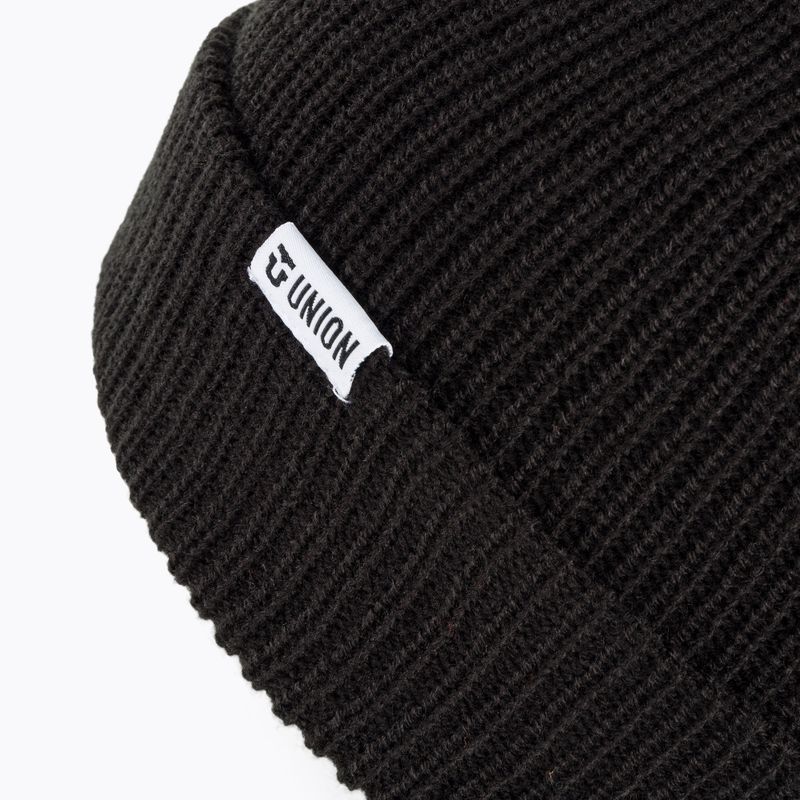 Zimní čepice Union Low Cuff Beanie black 5