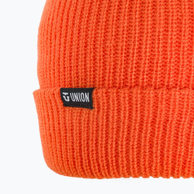 Zimní čepice Union Low Cuff Beanie orange 5