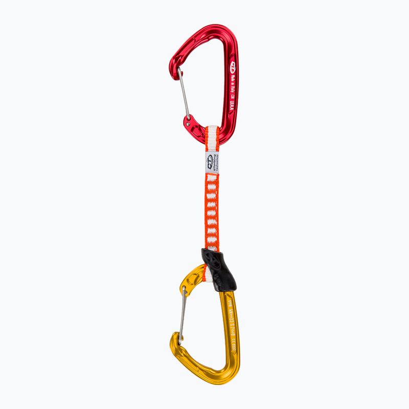 Horolezecká expreska Climbing Technology Fly-Weight Evo Set Dy červeno-zlatá 2E692FOC0S