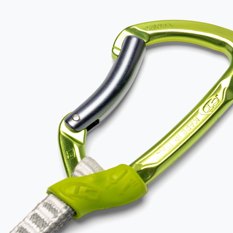 Horolezecká expreska Climbing Technology Lime Set Dyneema Anodized zelená 2E661FSC0L 4