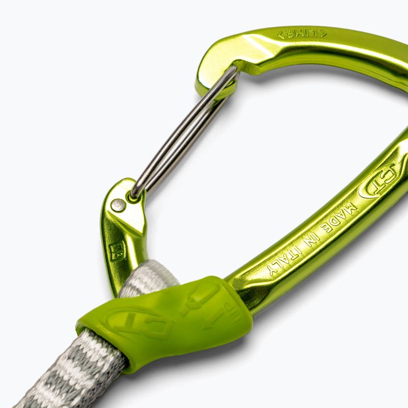 Horolezecká expreska Climbing Technology Lime-W Set Dyneema Anodized zelená 2E657FSC0M 4