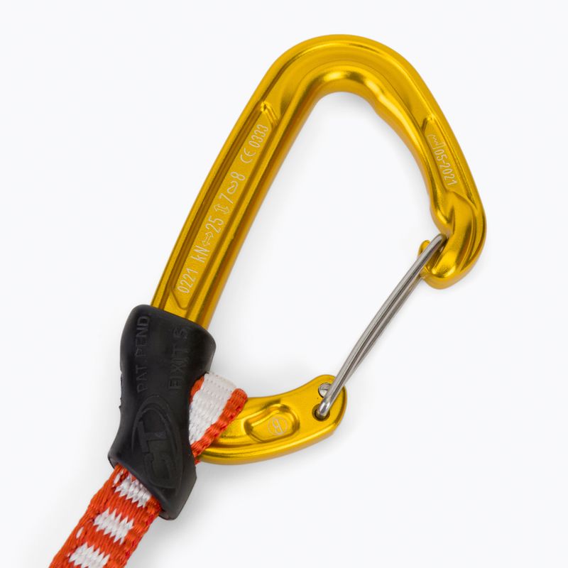 Horolezecké expresky Climbing Technology Fly-Weight EVO 6 ks. červeno-žluté 5