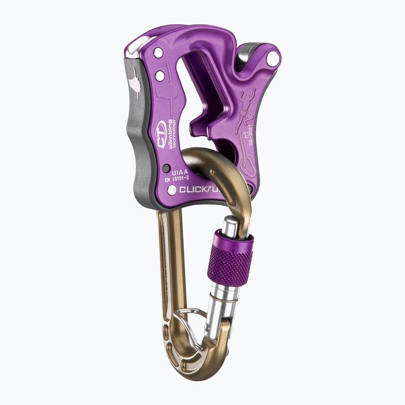Jistítko Climbing Technology Click Up fialové