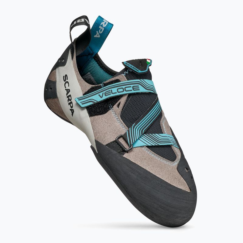 Dámská lezecké boty SCARPA Veloce light gray/maldive 7