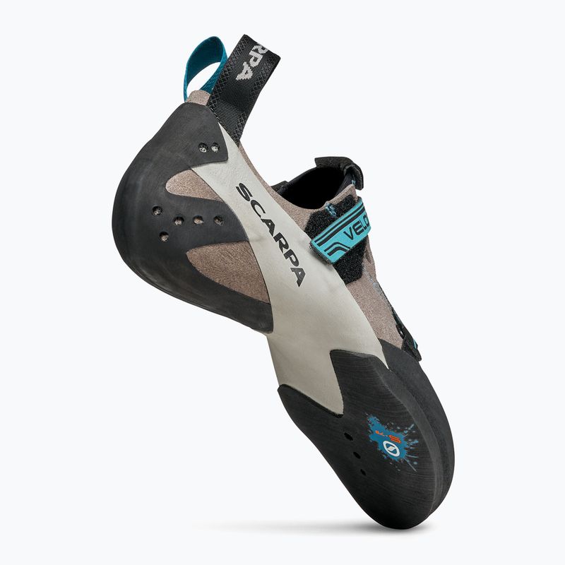 Dámská lezecké boty SCARPA Veloce light gray/maldive 8