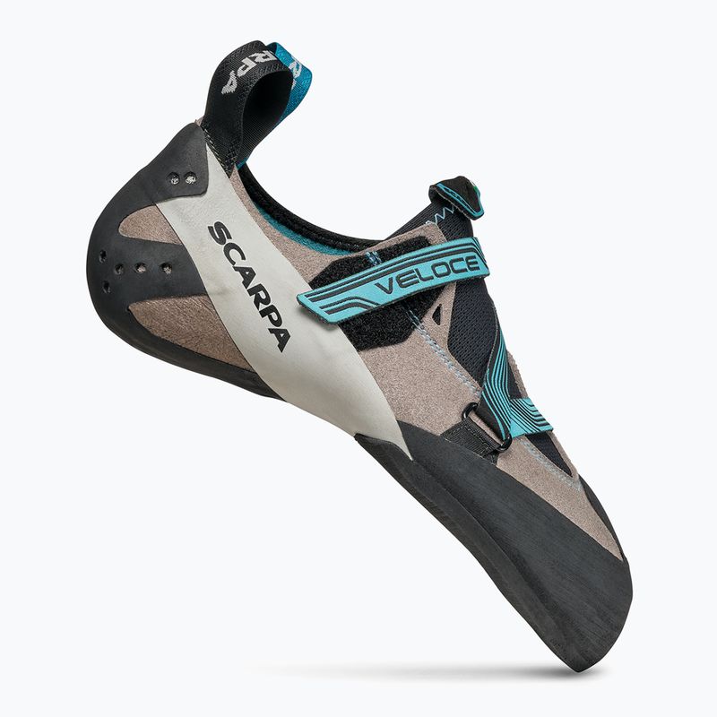 Dámská lezecké boty SCARPA Veloce light gray/maldive 9