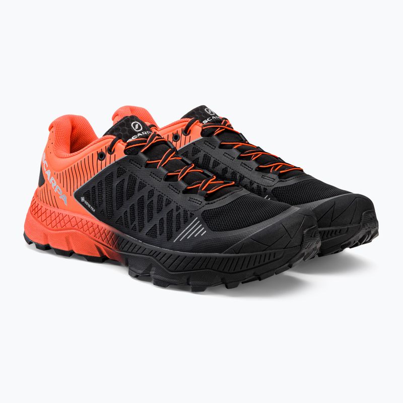 Pánské běžecké boty SCARPA Spin Ultra black/orange GTX 33072-200/1 5