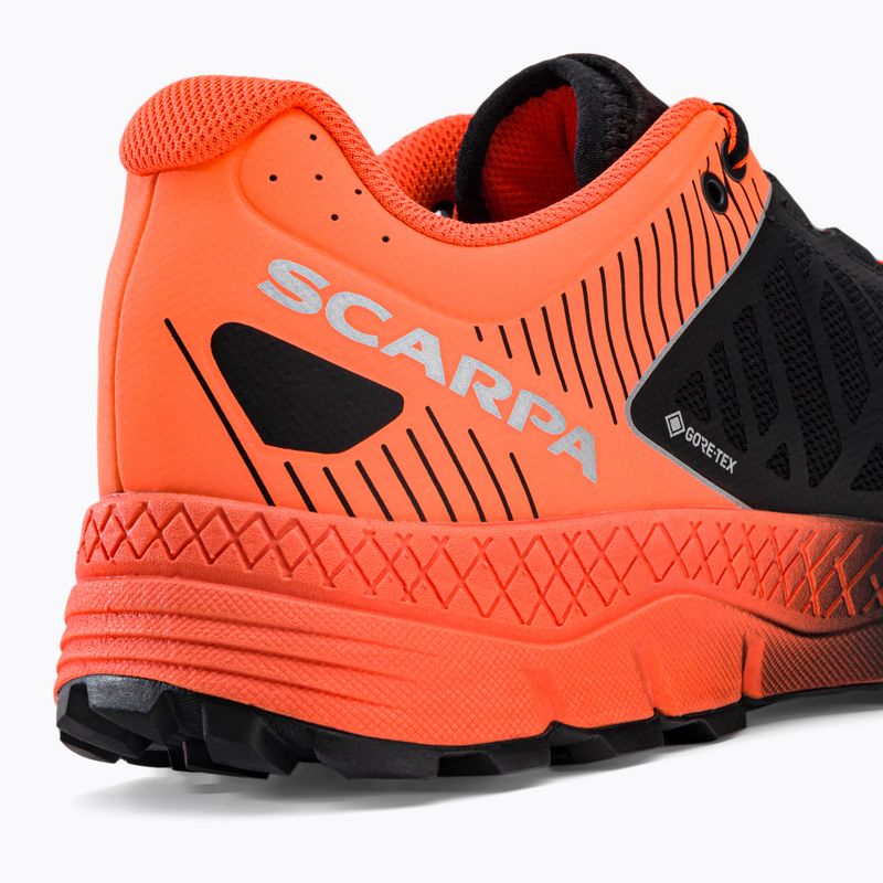 Pánské běžecké boty SCARPA Spin Ultra black/orange GTX 33072-200/1 8