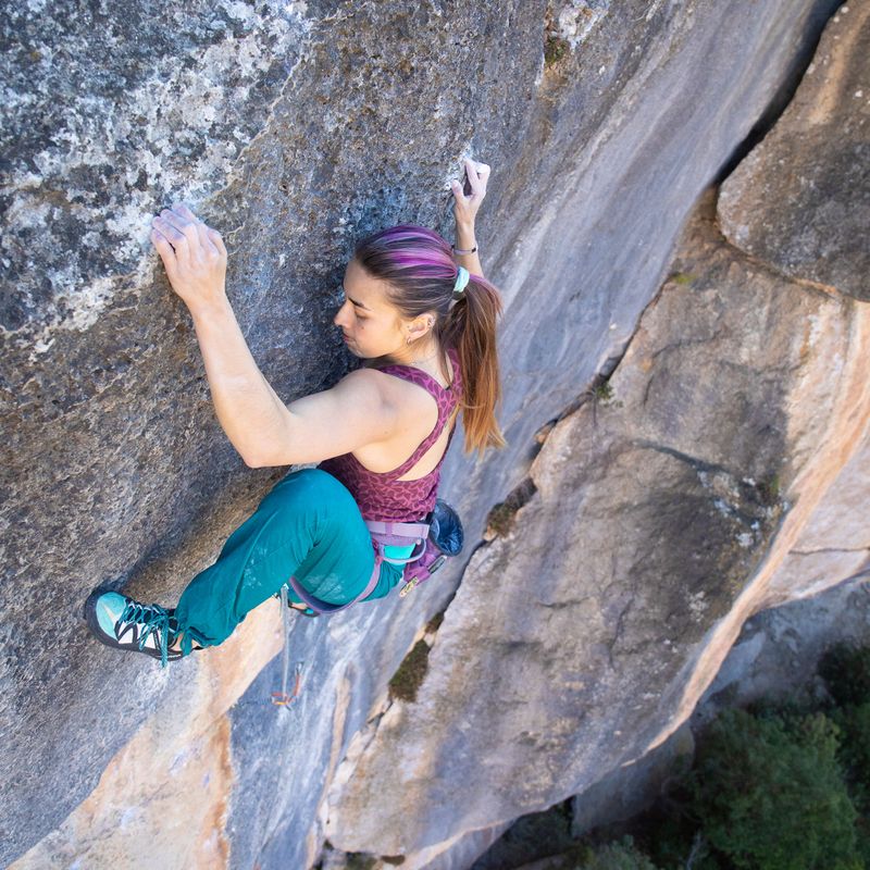 Dámské lezečky SCARPA Vapor smoke/yellow 18