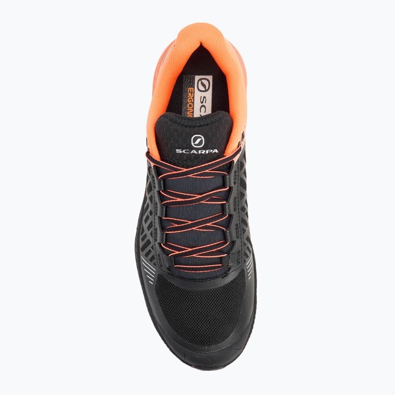 Pánské běžecké boty SCARPA Spin Ultra GTX orange fluo/black 5