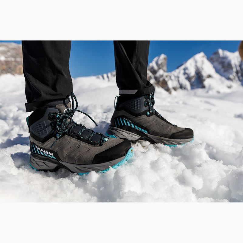 Dámské trekové boty SCARPA Rush TRK GTX midgray/aqua 14