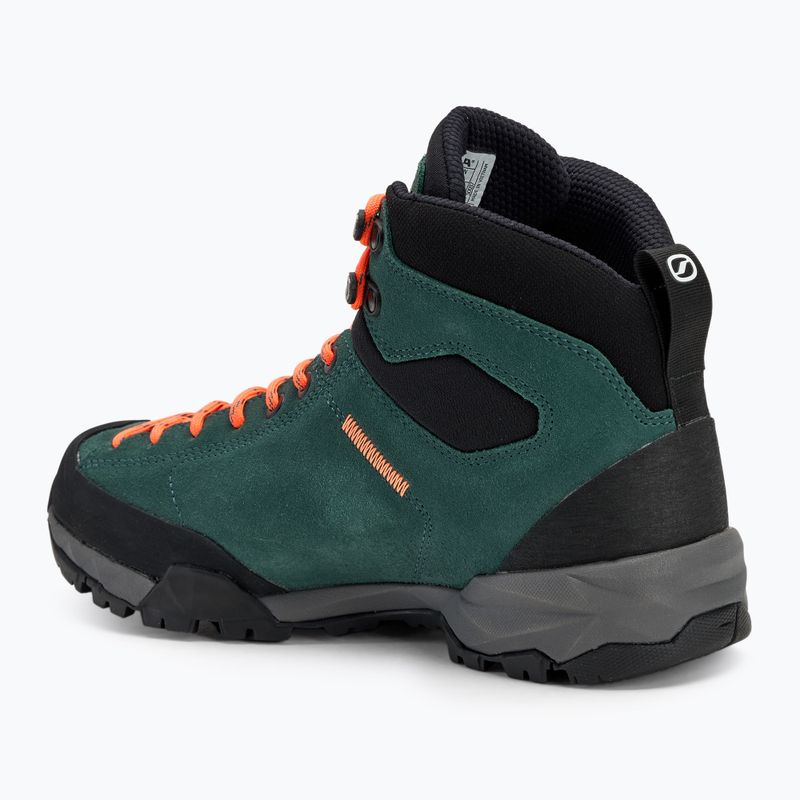 Dámské trekové boty SCARPA Mojito Hike GTX botanic green/orange pop 3