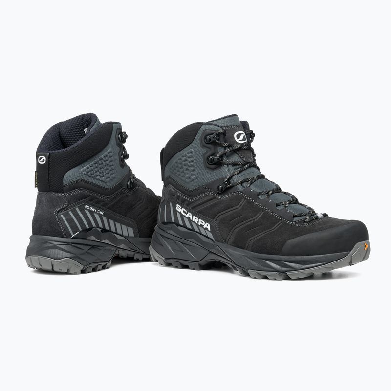 Pánské trekové boty SCARPA Rush TRK GTX dark anthracite/black 11